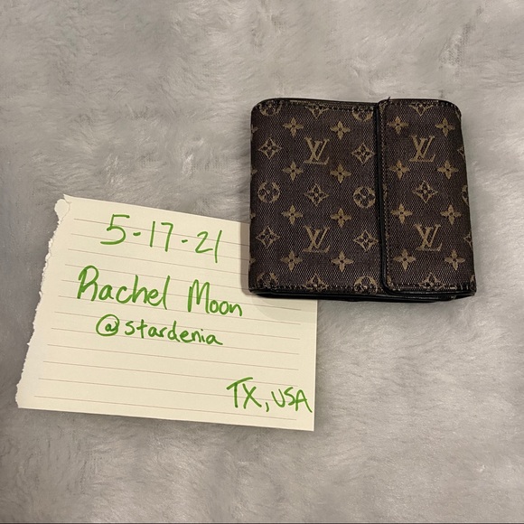 Y2K LOUIS VUITTON Mens Fabric Wallet Min Lin Used - Picture 2 of 10